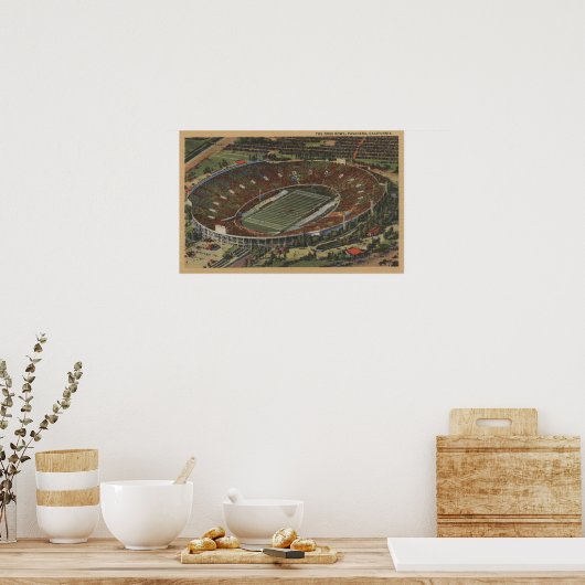 Pasadena, Californië - De Roos Bowl Poster (Keuken)
