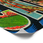 Pasadena, Californië - Grote Letter-scènes Poster (Hoek)