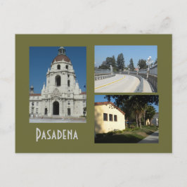 Pasadena Civic Center en Bridge 3 Foto Briefkaart