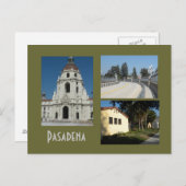 Pasadena Civic Center en Bridge 3 Foto Briefkaart (Voorkant / Achterkant)