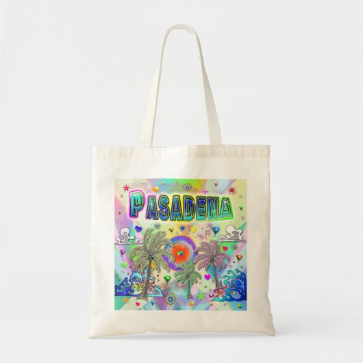 Pasadena Deep Dream Canvas tas! Tote Bag (Voorkant)