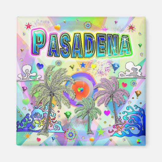 Pasadena Deep Dream Magnet (Voorkant)