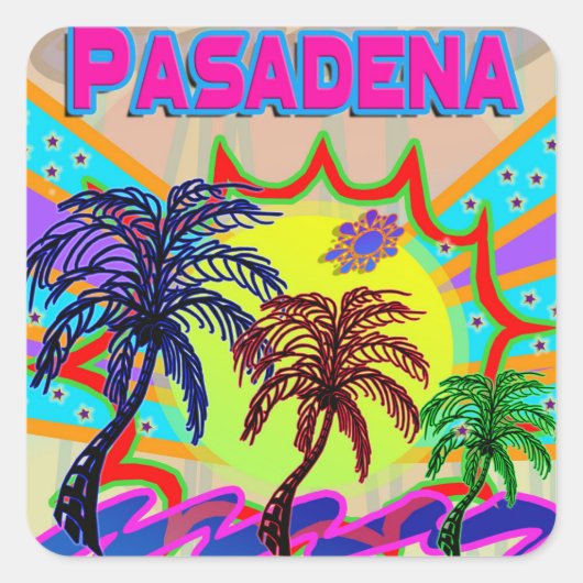 Pasadena Eternal Sticker (Voorkant)