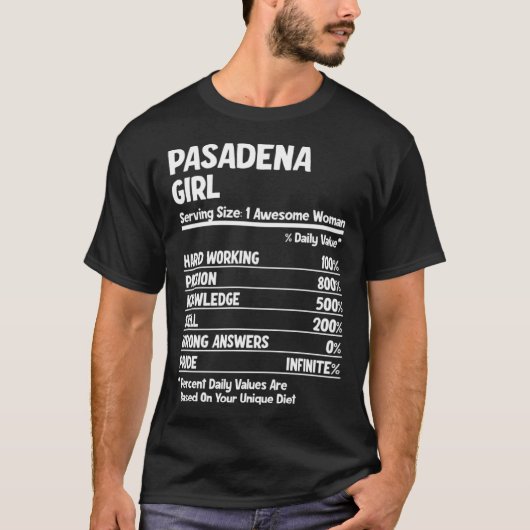 Pasadena Girl T-shirt (Voorkant)
