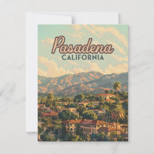 Pasadena Los Angeles California Mountains Kaart
