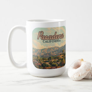 Pasadena Los Angeles California Mountains Vintage Koffiemok