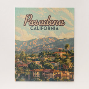 Pasadena Los Angeles California Mountains Vintage Legpuzzel