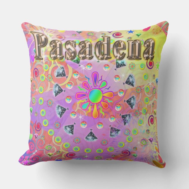 Pasadena Lucky Golden Pillow Buitenkussen (Voorkant)