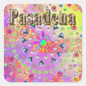 Pasadena Lucky Golden Sticker (Voorkant)