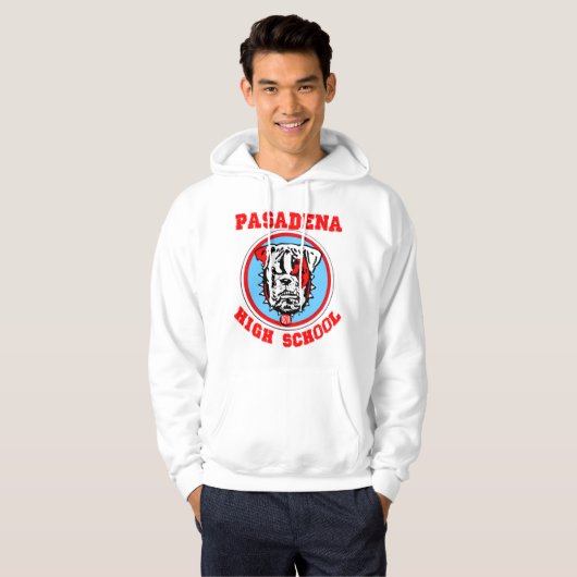 pasadena middelbare school - mannen hoodie (Voorkant volledig)