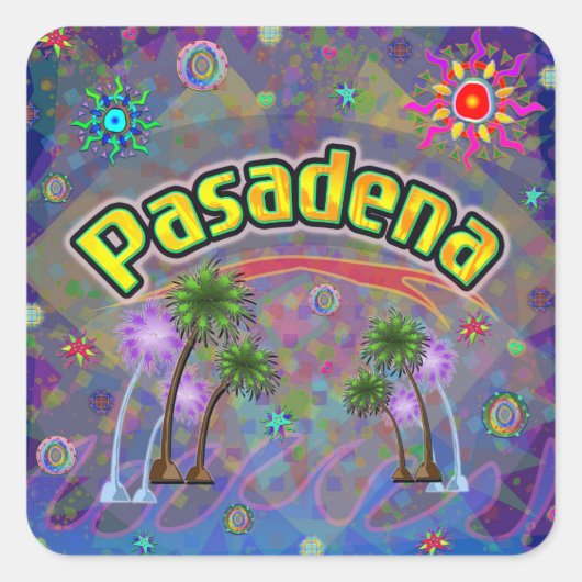 Pasadena Noble Voyage Sticker (Voorkant)