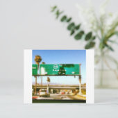 Pasadena onderweg briefkaart (Staand voorkant)