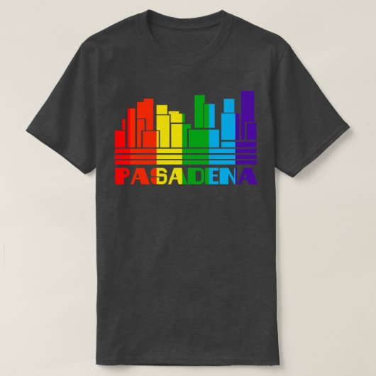 Pasadena Pride Pasadena LGBT Gift LGBTQ Supporter T-shirt (Design voorkant)