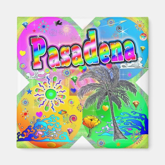 Pasadena Quadro Seasons Magnet (Voorkant)