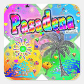 Pasadena Quadro Seasons Sticker (Voorkant)