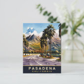 Pasadena, Residental Area, Californië Briefkaart (Staand voorkant)
