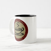 Pasadena Roasting Co. Tweekleurige Koffiemok (Voorkant links)