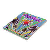 Pasadena Summer Love Tegeltje (Zijkant)