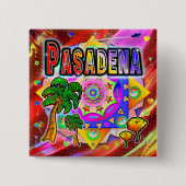 Pasadena Tropical Friends Button (Voorkant)