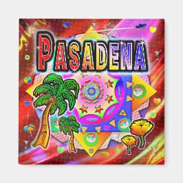 Pasadena Tropical Friends Magnet