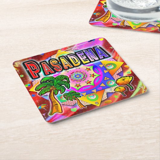 Pasadena Tropical Friends Onderzetter (Schuin)