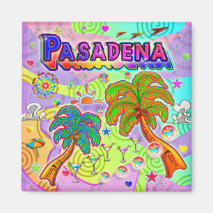 Pasadena Vacation Target Magnet
