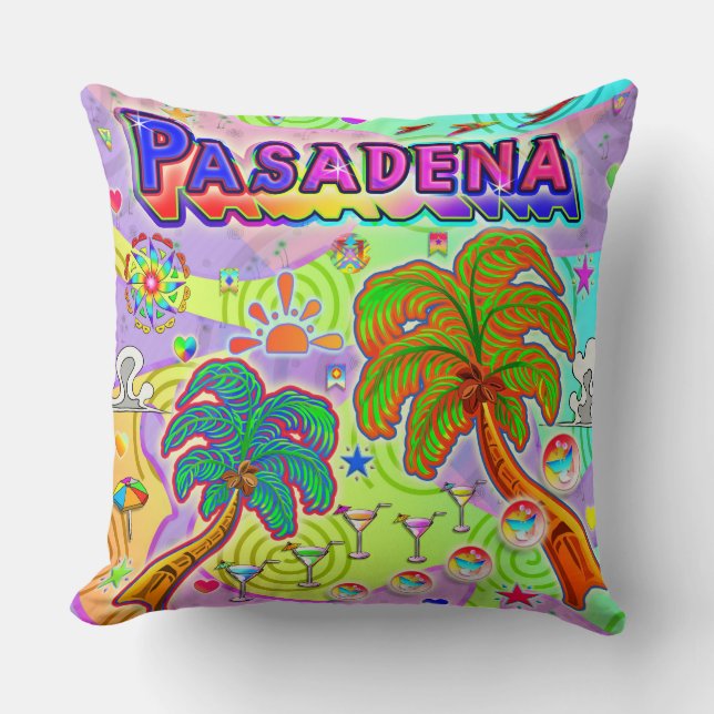 Pasadena Vacation Target Pillow Kussen (Voorkant)