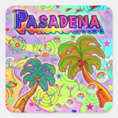 Pasadena Vacation Target Sticker (Voorkant)
