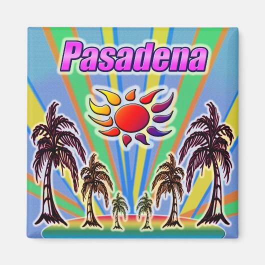 Pasadena Zomerliefde Magneet (Voorkant)