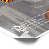 Pasargadae sterrenkaart perfect poster (Hoek)