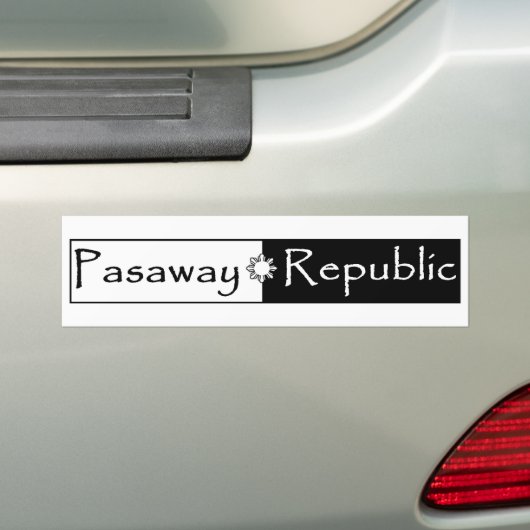 Pasaway Republic Sticker (Op auto)