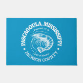 Pascagoula (garnalen) deurmat (Voorkant)