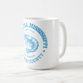 Pascagoula (garnalen) koffiemok (Voorkant rechts)