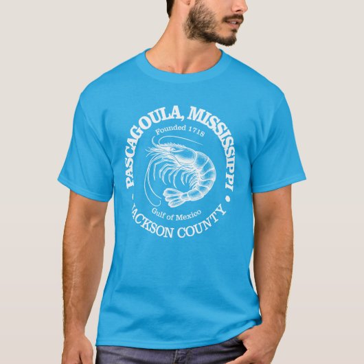 Pascagoula (garnalen) t-shirt (Voorkant)