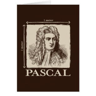 Pascal = 1 newton per vierkante meter wiskunde gra