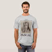 Pascal = 1 newton per vierkante meter wiskunde gra t-shirt (Voorkant volledig)