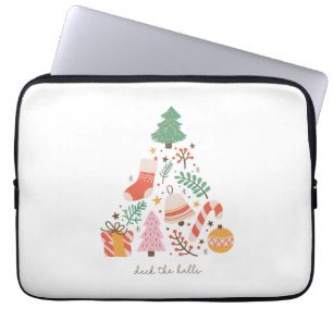 Pascal Gift Dech the Halls Laptop Sleeve