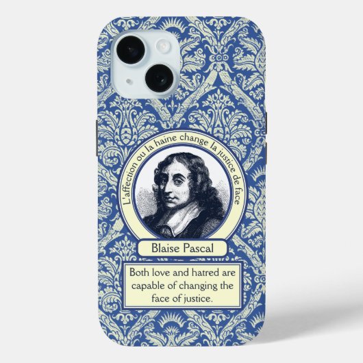 Pascal judicious Case-Mate iPhone case (Achterkant)