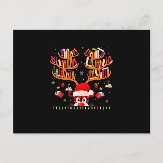 Pascal Light Book Lover Librarian Library Rein Briefkaart (Voorkant)