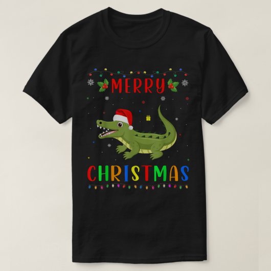 Pascal Light Crocodiles Design Matking KerstPa T-shirt (Design voorkant)