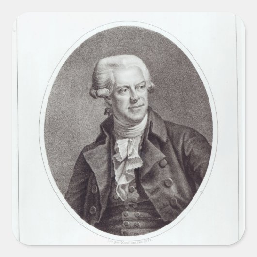 Pascal Paoli, 1872 Vierkante Sticker (Voorkant)