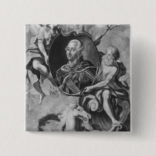 Pascal Paoli Vierkante Button 5,1 Cm