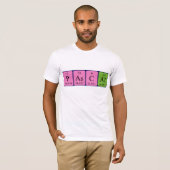 Pascal periodiek table name shirt (Voorkant volledig)