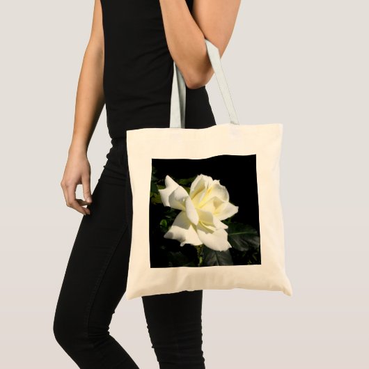 Pascali White hybride roos Tote Bag (Voorkant (product))