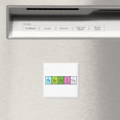 Pascaline periodieke lijstnaam magnet (Insitu (Vaatwasser))