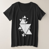 Pascals Driehoek Grote Maat T-shirt (Design voorkant)