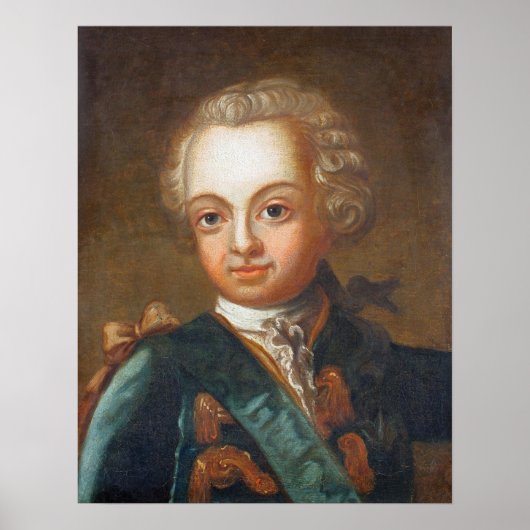 Pasch - Gustaaf III van Zweden Poster (Voorkant)
