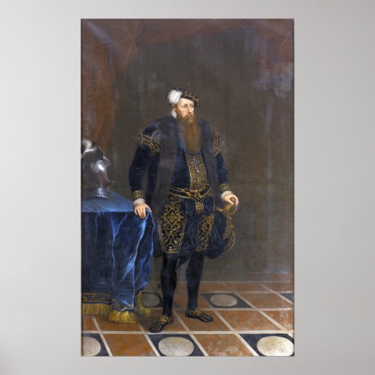 Pasch - Gustaaf Koning Van Zweden Poster (Voorkant)