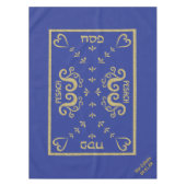 Pascha 52/70" Tafelkleed "Pascha Gold Elegant" (Voorkant)