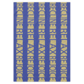 Pascha 60/84"Tafelkleed Pascha R & R Bl/Gld Tafelkleed (Voorkant)